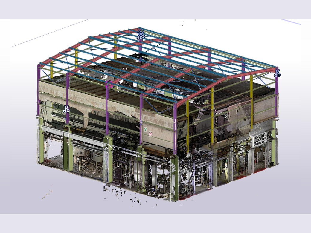 Scan 3D et étude de remplacement de toiture