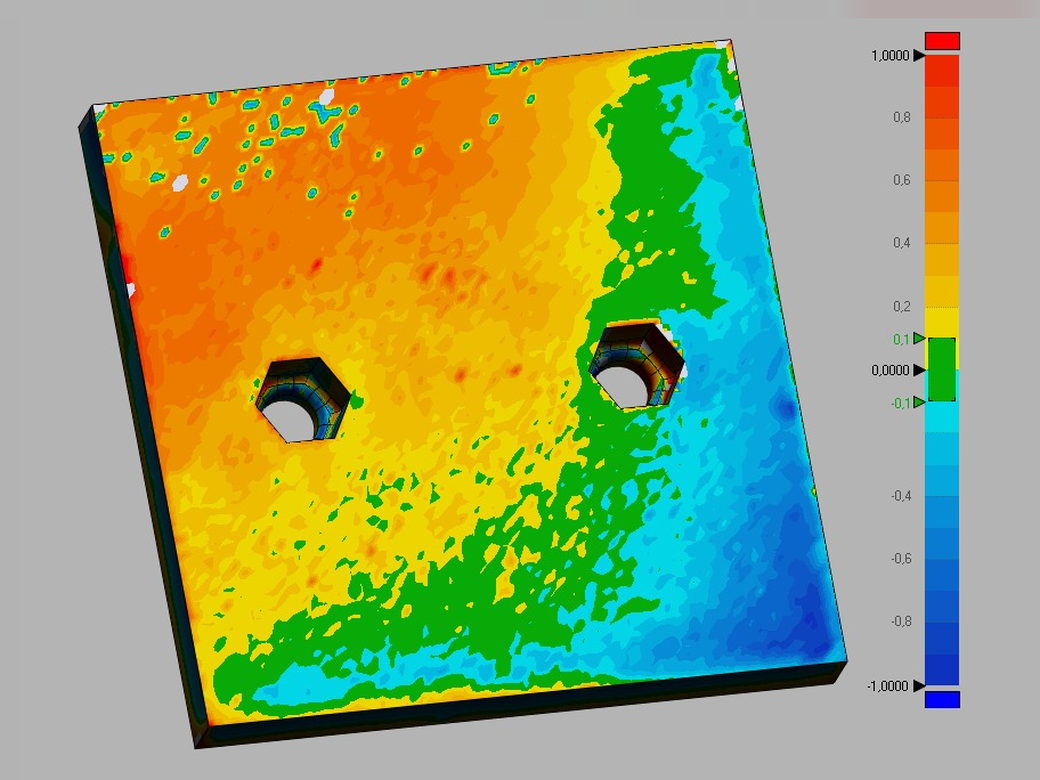 Scan 3D de pièces d'usure
